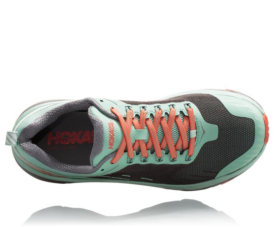 Trail Shoes Womens - Hoka One One Challenger ATR 5 - Green/Black - HCMVRQZ-49